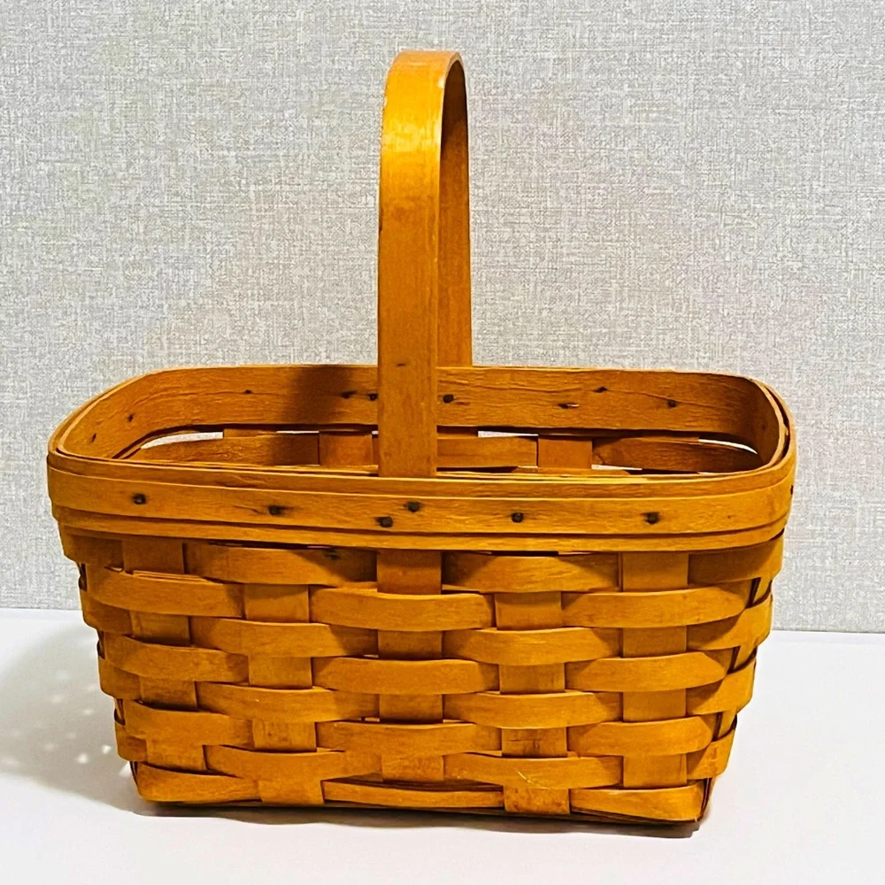 Longaberger 1999 Spring Farmhouse Wooden Basket - Picture 1 of 9